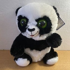 Peek a Boo Toys Panda Plush Bright Eyes Collection Green Eyes 12" Stuffed Animal